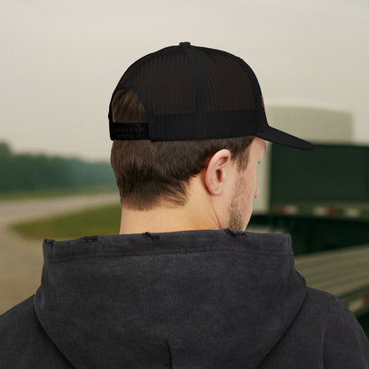 Truck Driver Embroidered Hat, Trucker Semi Cap