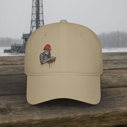 Skeleton Oilfield Worker Visual hat, General Oil cap