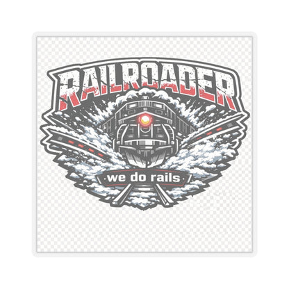 Railroader Sticker, We Do Rails Hardhat Sticker