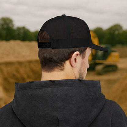 Equipment Operator Skeleton hat, Skid-Steer Driver embroidered cap