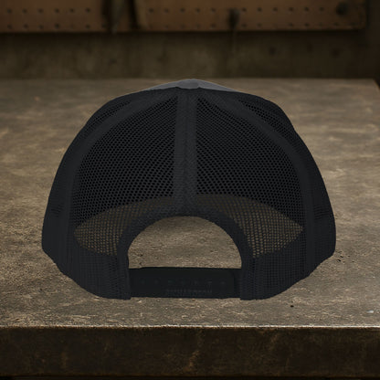 Skeleton Millwright Machinery Install Hat, Industrial Maintenance Cap