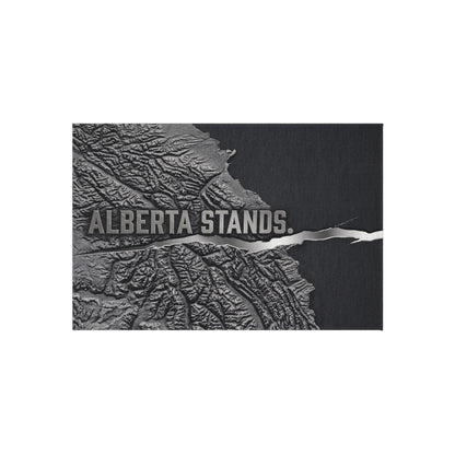 "Alberta Stands" Outdoor Rug, ToughNeck Topographic Patio Rug