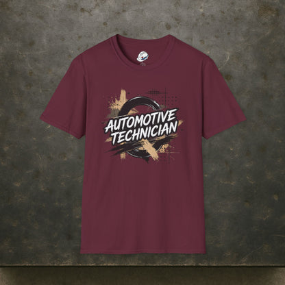 Automotive Technician T-Shirt, Distressed Auto Mechanic T-Shirt