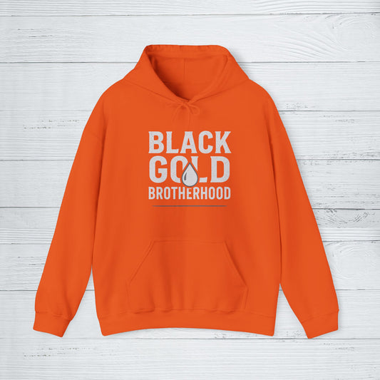 'Black Gold Brotherhood' Hoodie, Motivational Sweater