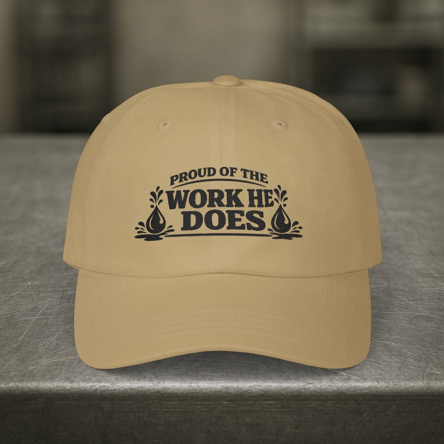Proud of the Work He Does Hat, Oilfield Wife Pride Cap