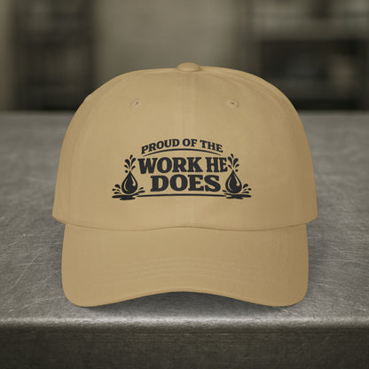 Proud of the Work He Does Hat, Oilfield Wife Pride Cap