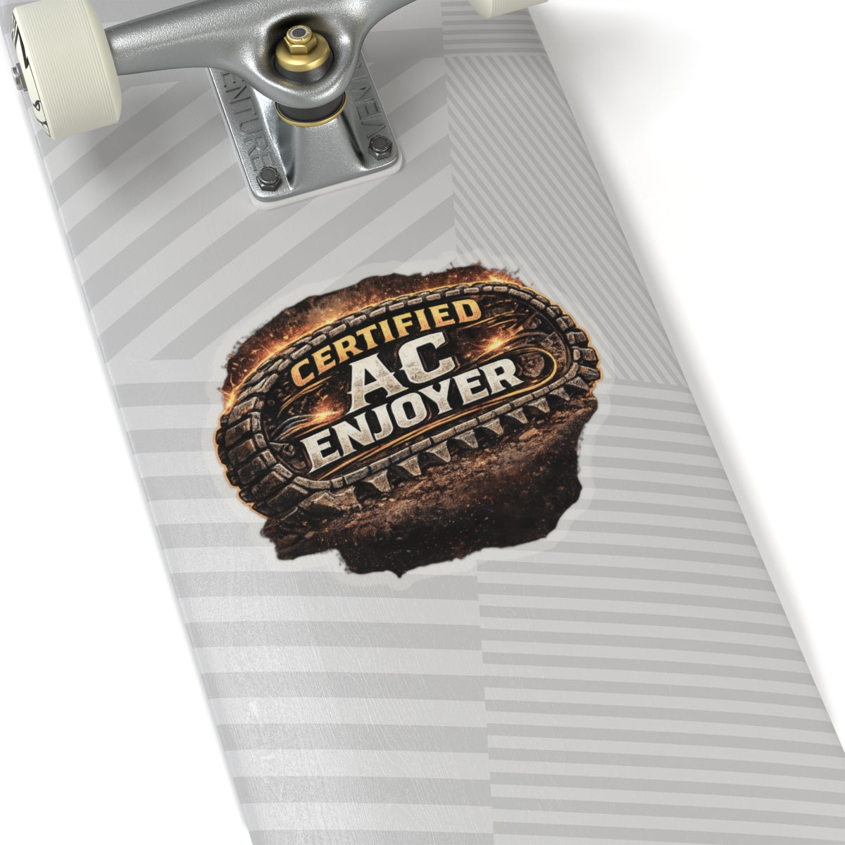 Certified AC Enjoyer Sticker, Equipment Operator Hardhat Stickers