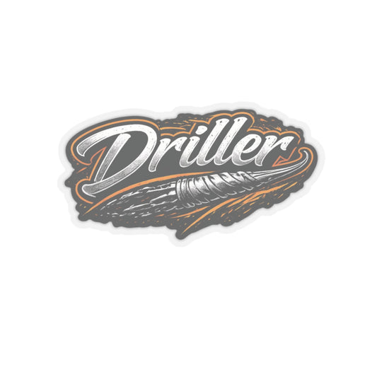 Driller Pride Sticker, Drilling Rig Oil Field Hardhat Stickers