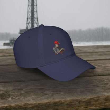 Skeleton Oilfield Worker Visual hat, General Oil cap