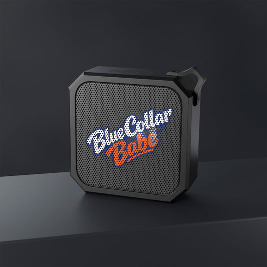 "Blue collar Babe" Portable Waterproof Speaker, Toughneck Outdoor Bluetooth Women In Trades Speaker