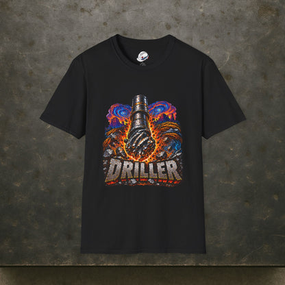Driller Oilfield T-Shirt,  Driller Rig Work Tee Shirt