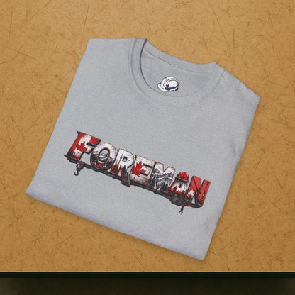 “Foreman” Canadian T-Shirt, Foreman Canada Pride Short Sleeve