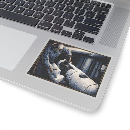 Insulator Skeleton Sticker, Insulating Hardhat Stickers