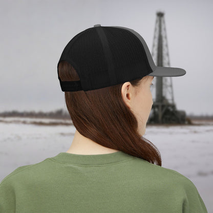 Oilfield Skeleton Workwear hat, Oilfield cap