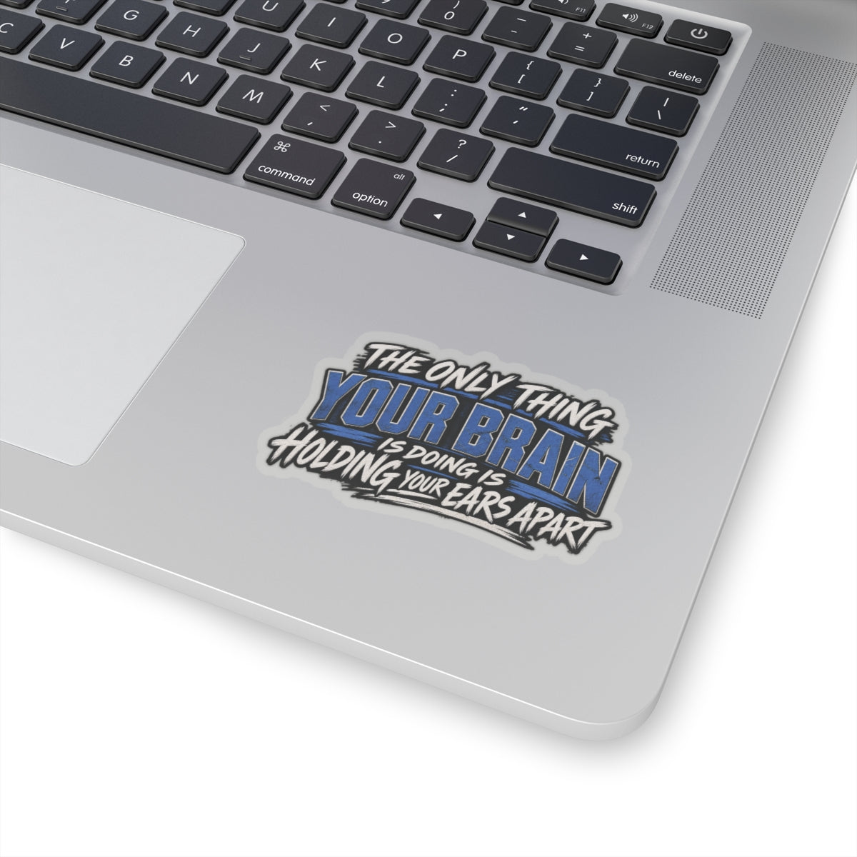 “Holding Your Ears Apart” Sticker, Funny Hardhat Stickers