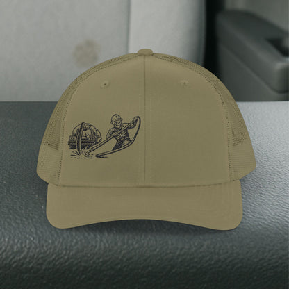 Swamper Embroidered Skeleton hat, Swamping cap