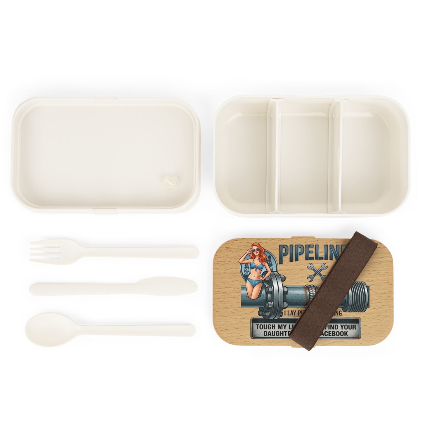 'I Lay Pipe For A Living' Lunch Box, Pipeliner Funny Food Storage