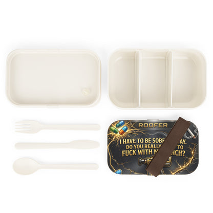'Don't Mess With My Lunch' Lunch Box, Roofer Funny Food Storage