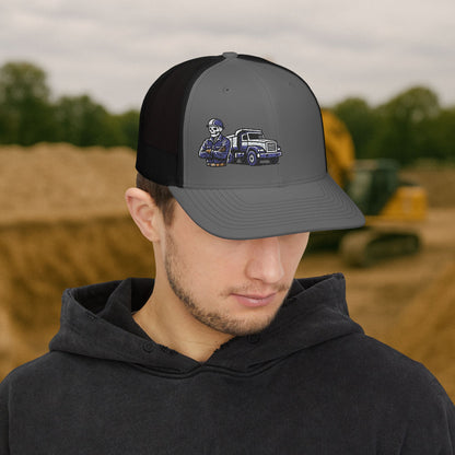 Equipment Operator Skeleton hat, Equipment Operator embroidered cap