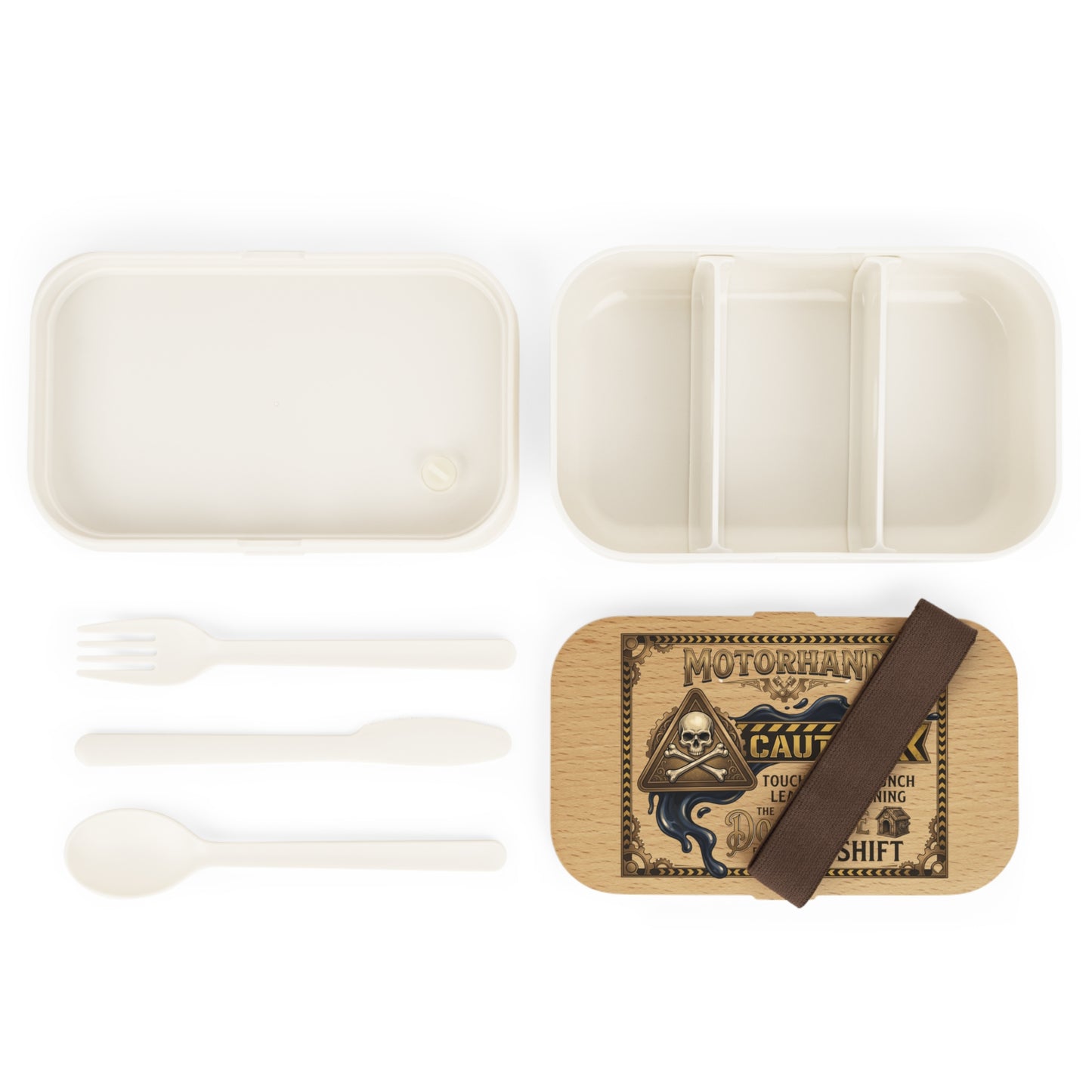 'Cleaning The Doghouse All Shift' Lunch Box, Motorhand Funny Food Storage