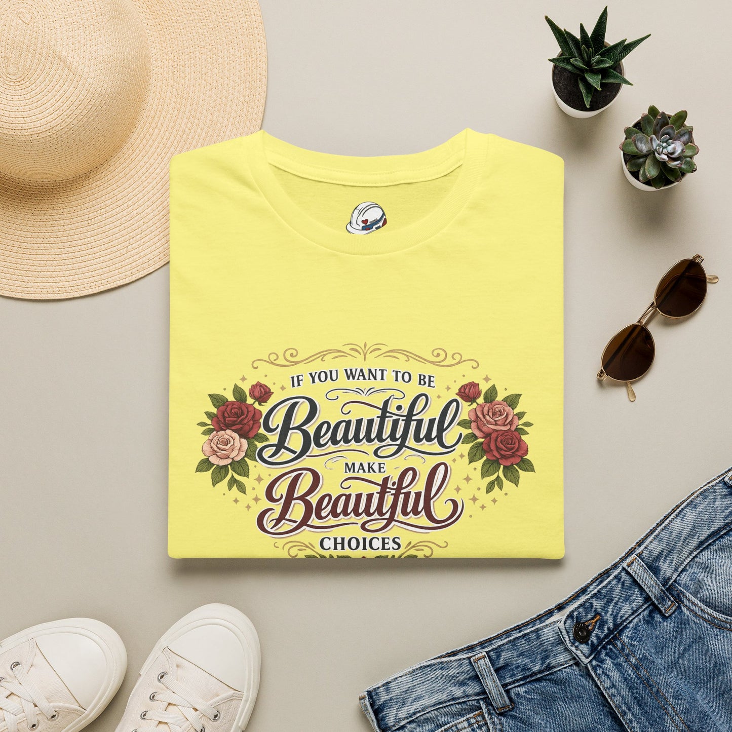 “Make Beautiful Choices” T-Shirt, Beautiful Choices motivational t-shirt