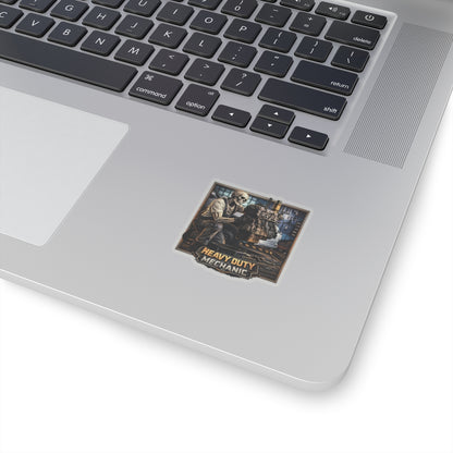 Heavy Duty Mechanic Sticker, Heavy Duty Mechanic Hardhat Stickers