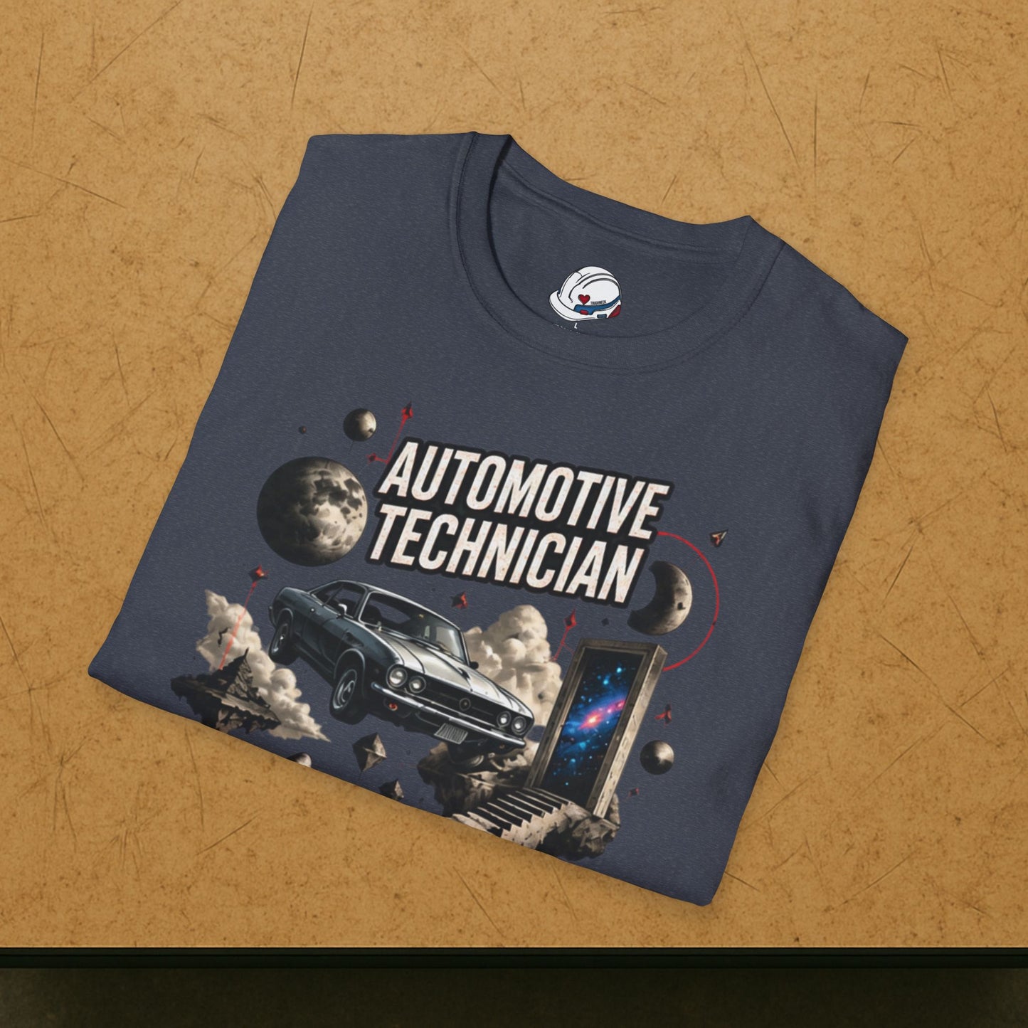 Cosmos Garage Automotive Technician T-Shirt, Space Mechanic T-Shirt