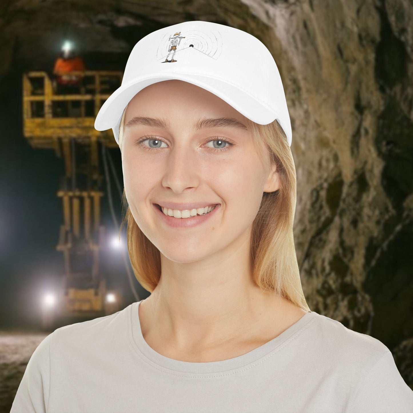 Skeleton Miner Hat, Mining Trade Cap