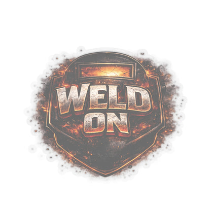 Weld On Sticker, Welder Hardhat Stickers