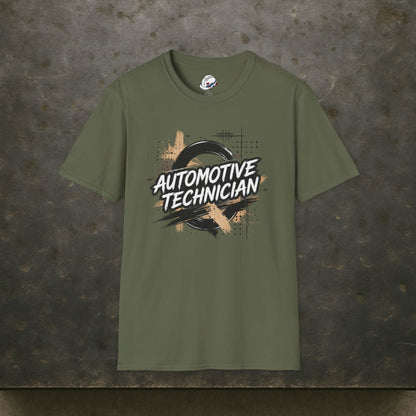 Automotive Technician T-Shirt, Distressed Auto Mechanic T-Shirt
