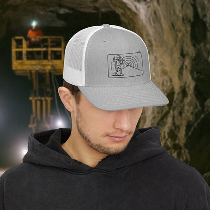 Skeleton Miner Tunnel Hat, Mining Trade Cap