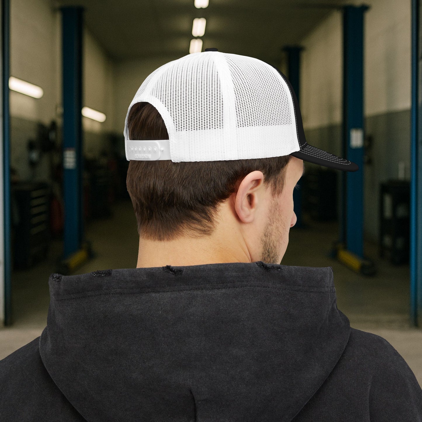 Embroidered Skeleton Auto Technician hat, Automotive Technician cap