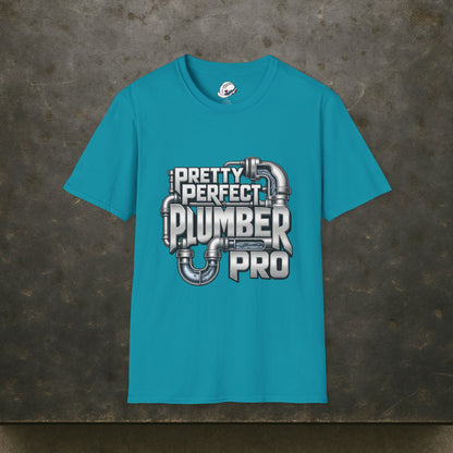 Pretty Perfect Plumber Pro Polished Pipework Men's T-Shirt