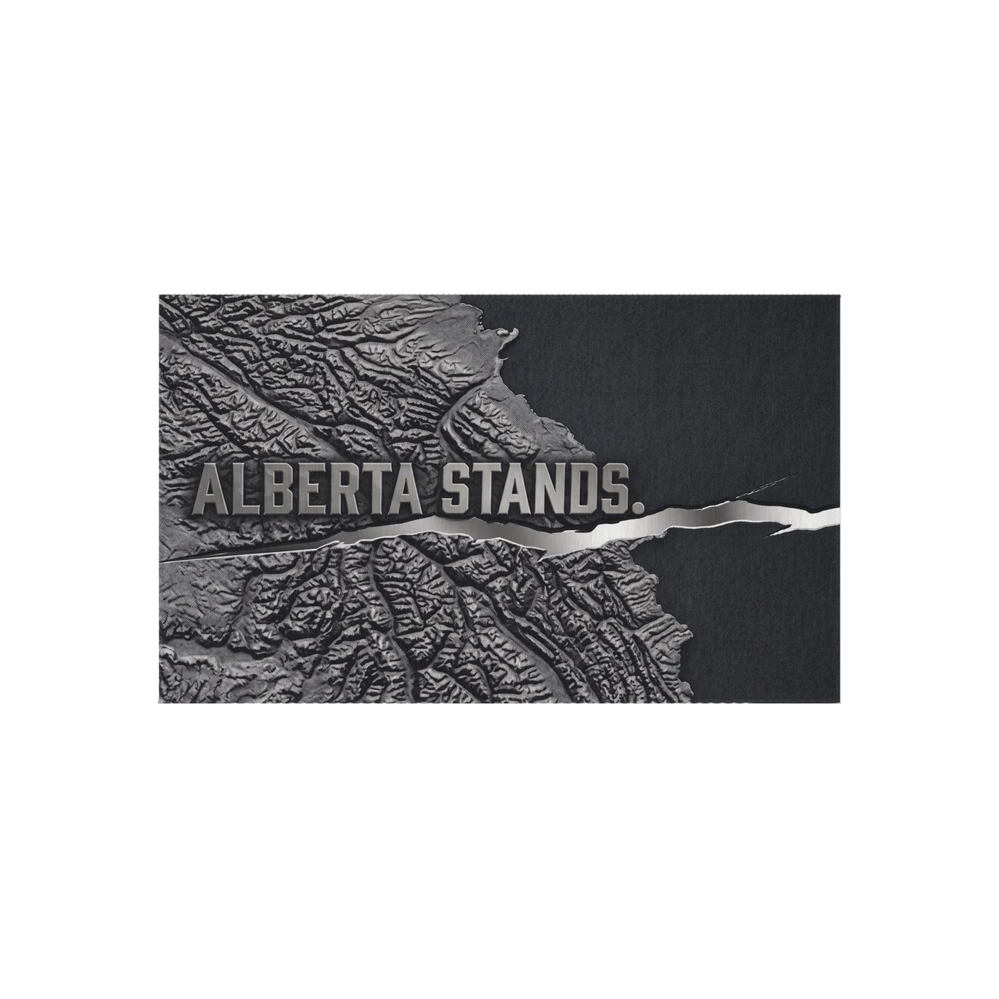 "Alberta Stands" Outdoor Rug, ToughNeck Topographic Patio Rug