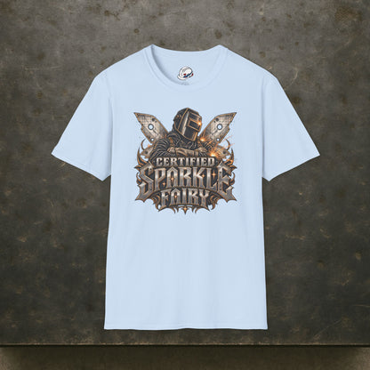 Certified Sparkle Fairy, Welder Men’s T-Shirt