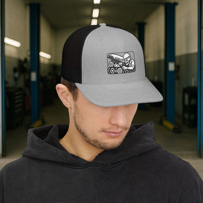 Skeleton Heavy Duty Mechanic hat, Heavy Duty technician embroidered cap