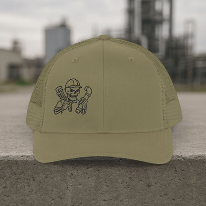 Visual Pipefitter Trade Design hat, Pipe fitter cap