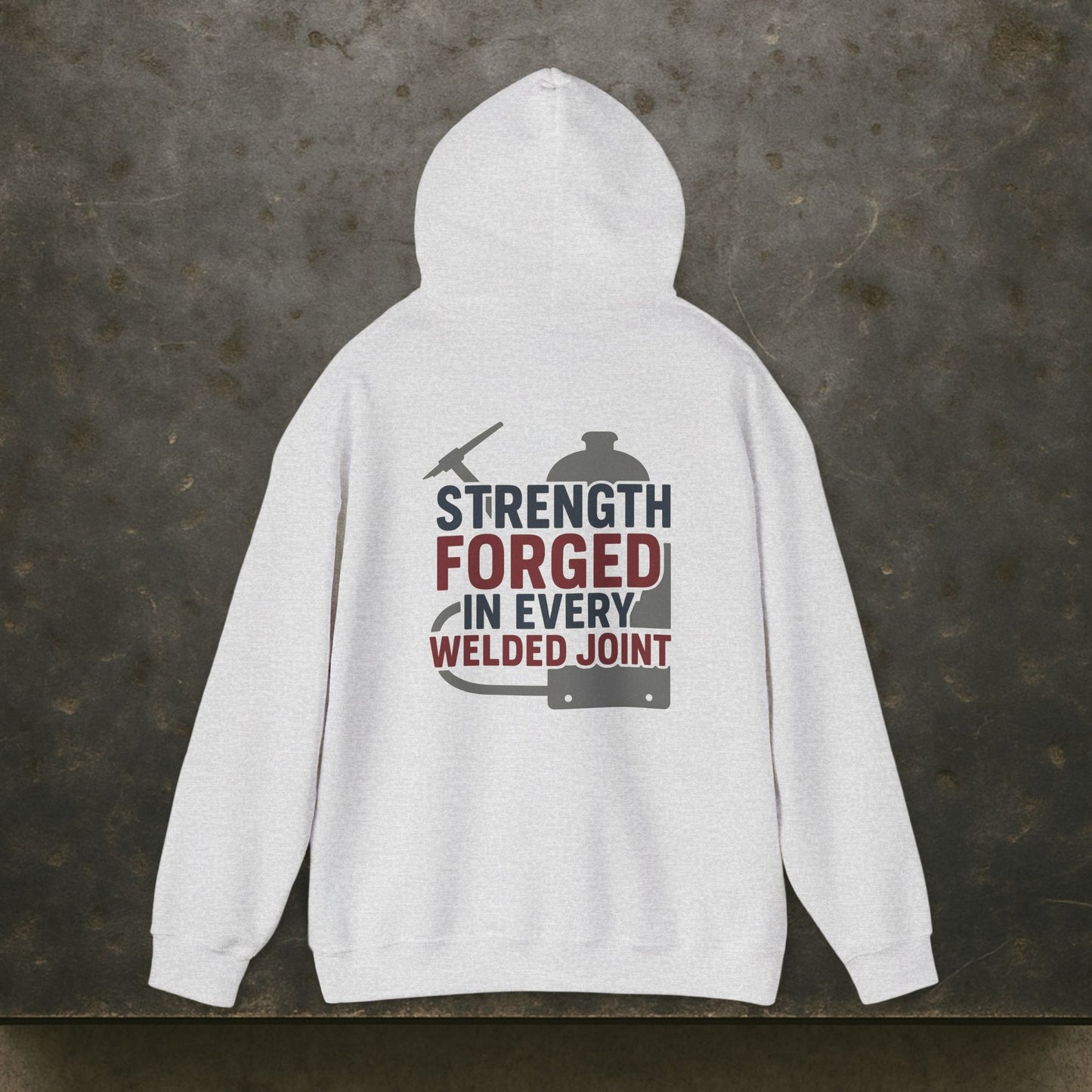 “Strength Forged in Every Welded Joint” Hoodie, Boilermaker Sweater