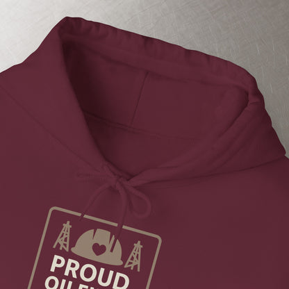 'Proud Oilfield Worker' Hoodie, Motivational Sweater