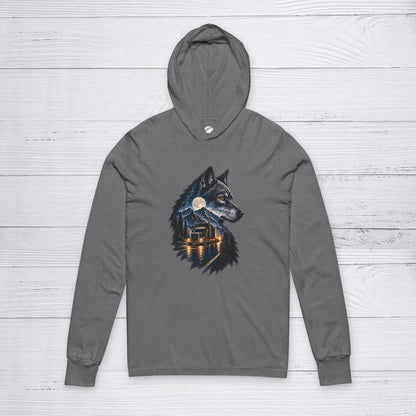 Midnight Run Wolf Semi Sweater, Truck Driver Sweater
