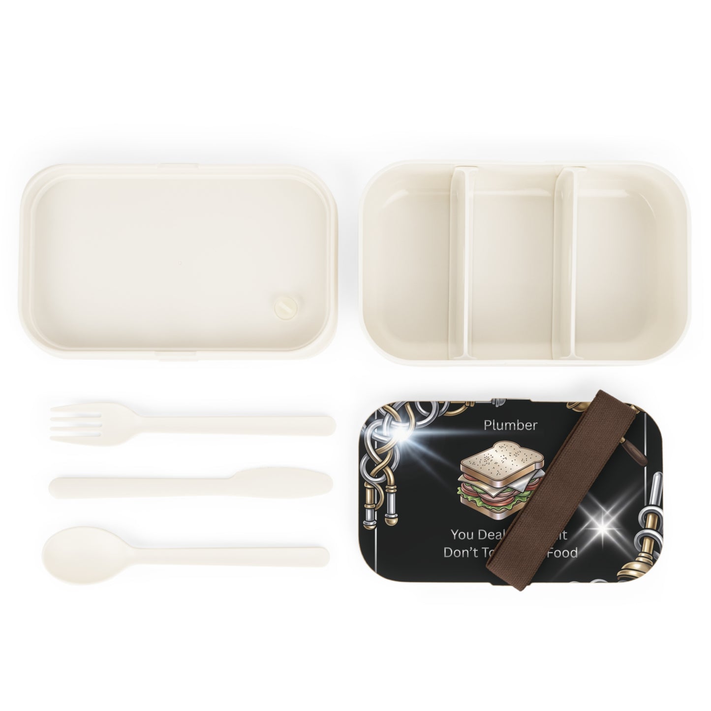 Don't Touch My Food' Lunch Box, Plumber Funny Food Storage