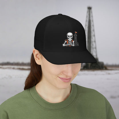Oil Skeleton Work Hat, Oilfield All-Roles Cap