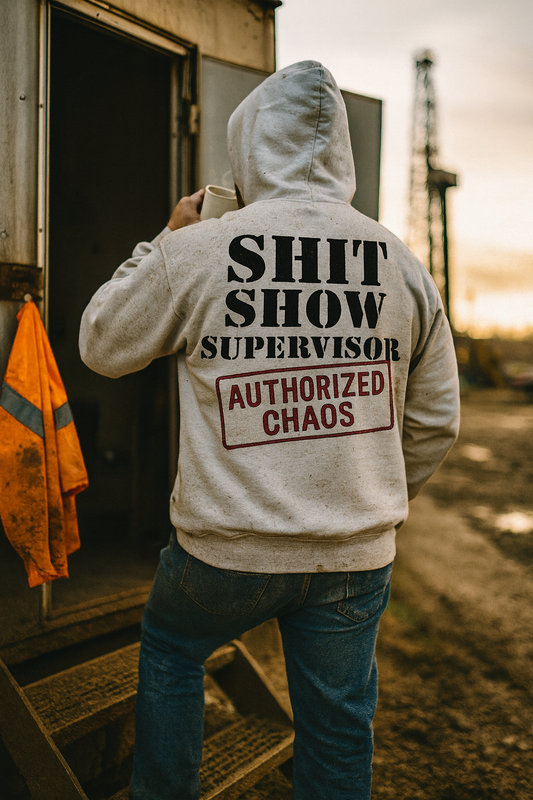 'Shit Show Supervisor' Hoodie, Funny Sweater