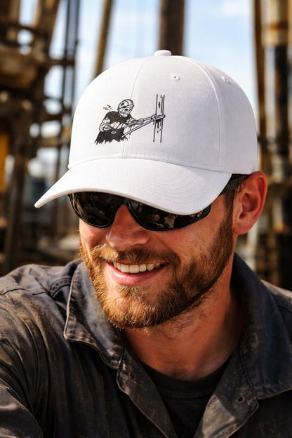 Floorhand Rig Floor Skeleton Work hat, Roughneck cap