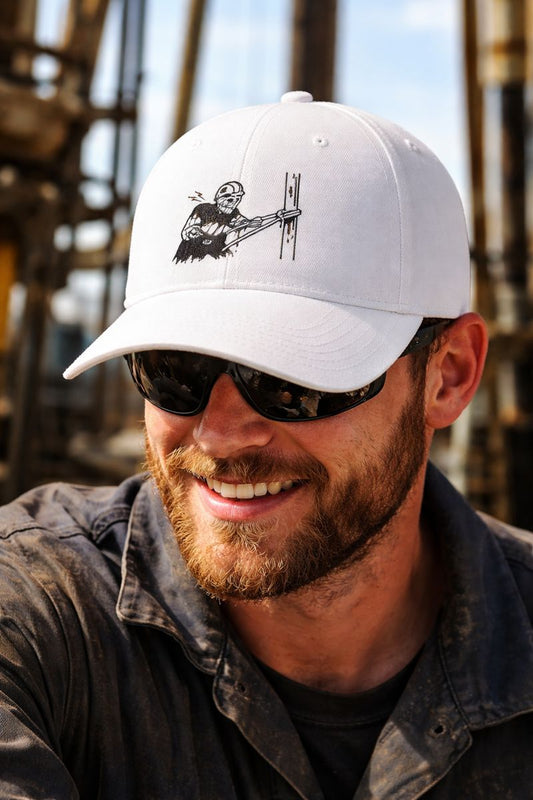 Floorhand Rig Floor Skeleton Work hat, Roughneck cap