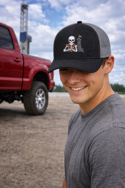 Oil Skeleton Work Hat, Oilfield All-Roles Cap