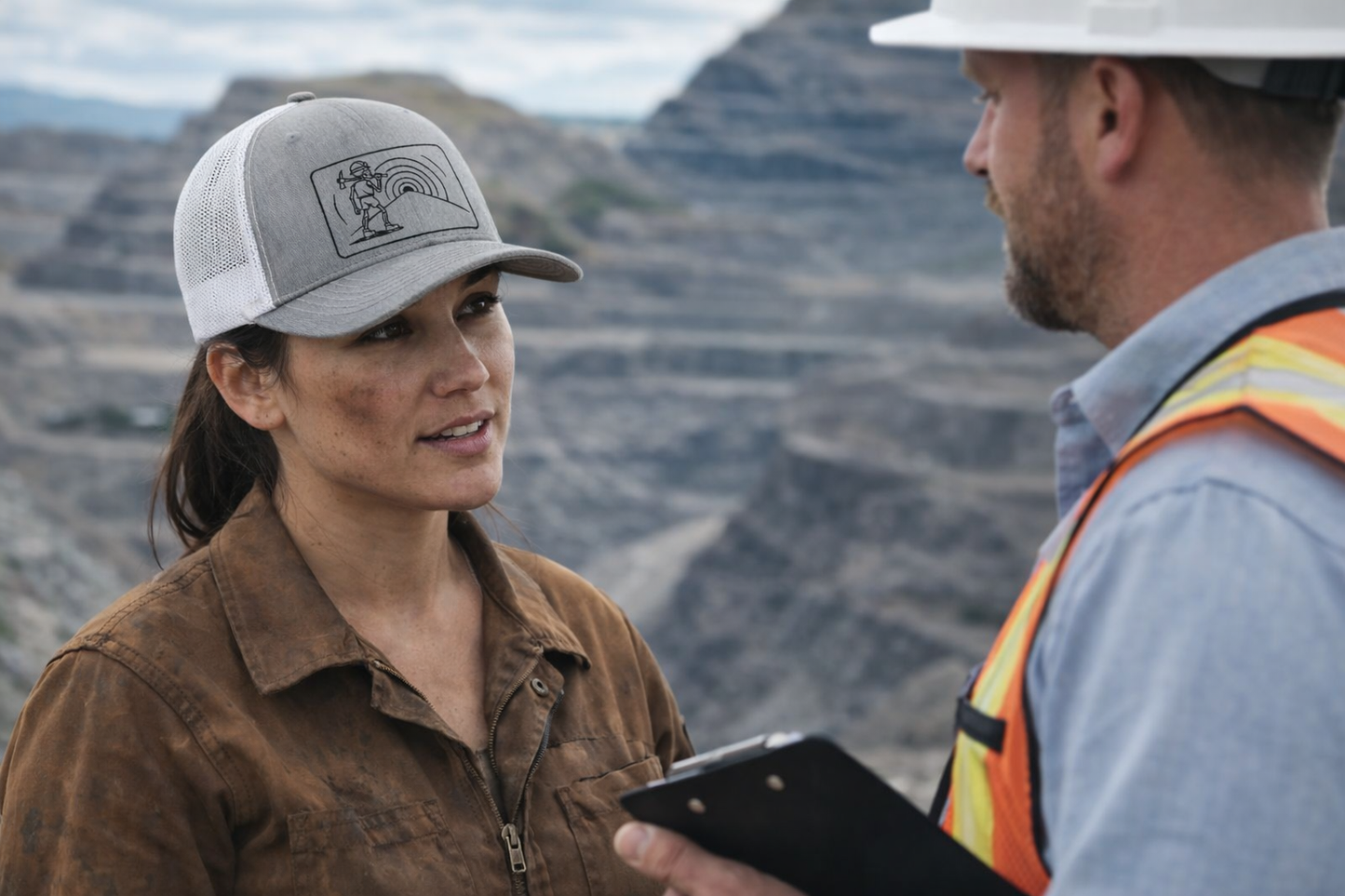Skeleton Miner Tunnel Hat, Mining Trade Cap