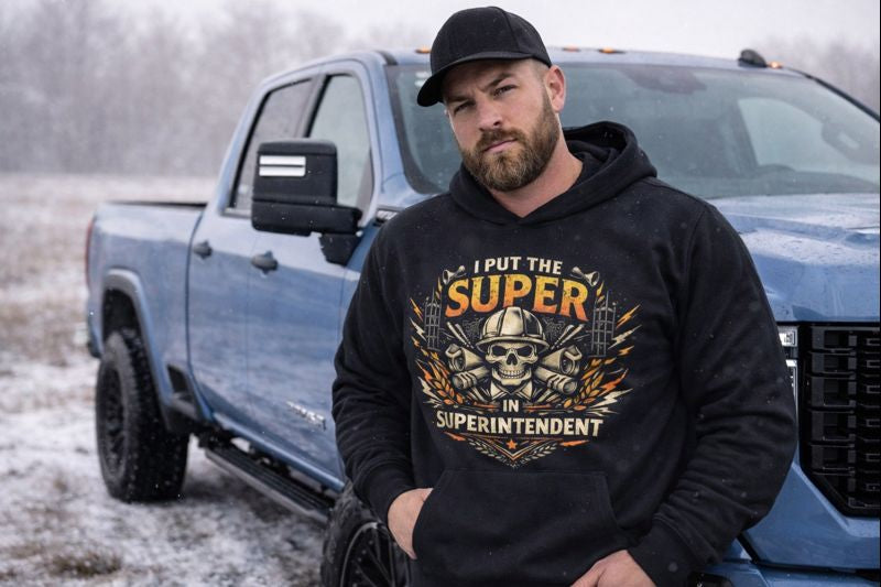 'I Put the Super in Superintendent' Sweater, Superintendent Hoodie