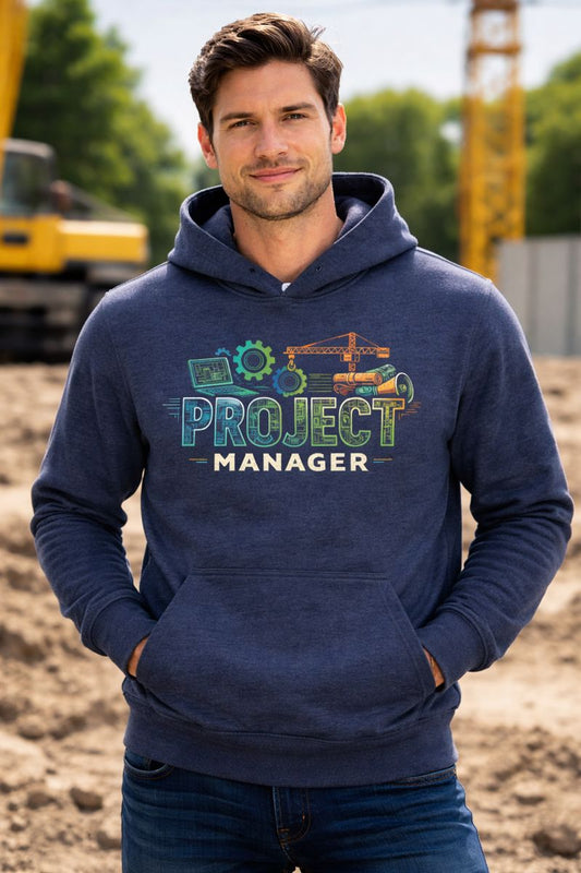 Project Manager Blueprint Sweater, Project Management Hoodie