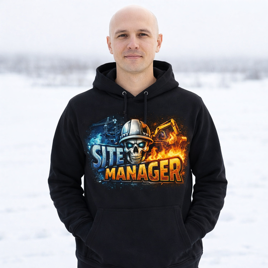 “Site Manager” Site Manager Sweater, Managing Hoodie